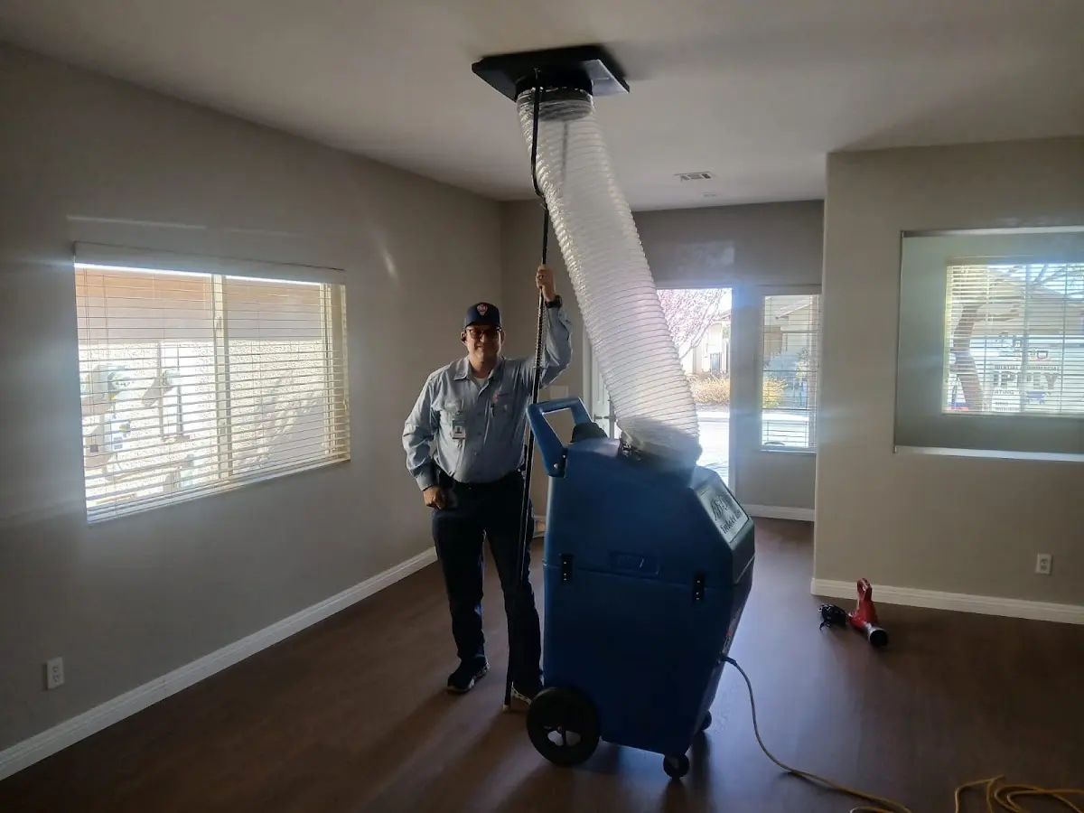 Professional Dryer Vent Cleaning work inside a Millbrae home